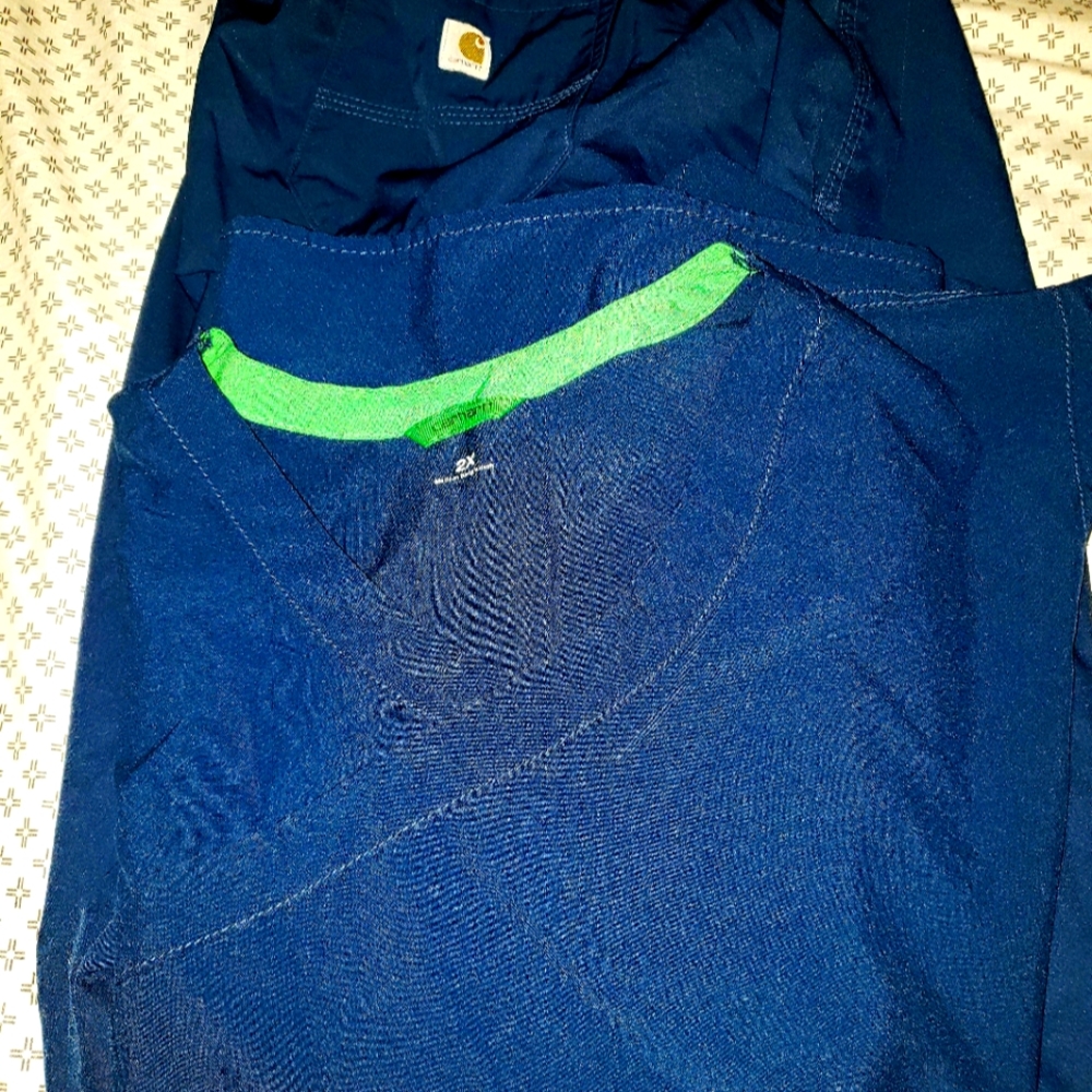 Navy Carhartt Scrub Set